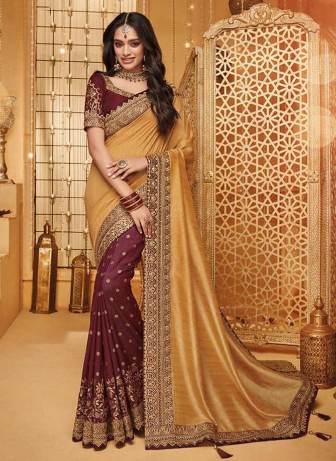 VANYA VOL 13 Fancy Designer Stylish Festive And Wedding Wear Fancy Silk Latest Saree Collection